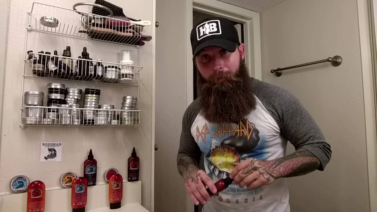 How To Use Beard Jelly Oil Bossman Brands