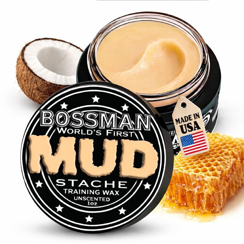 Bossman Mustache Wax | MUDstache® Training Wax