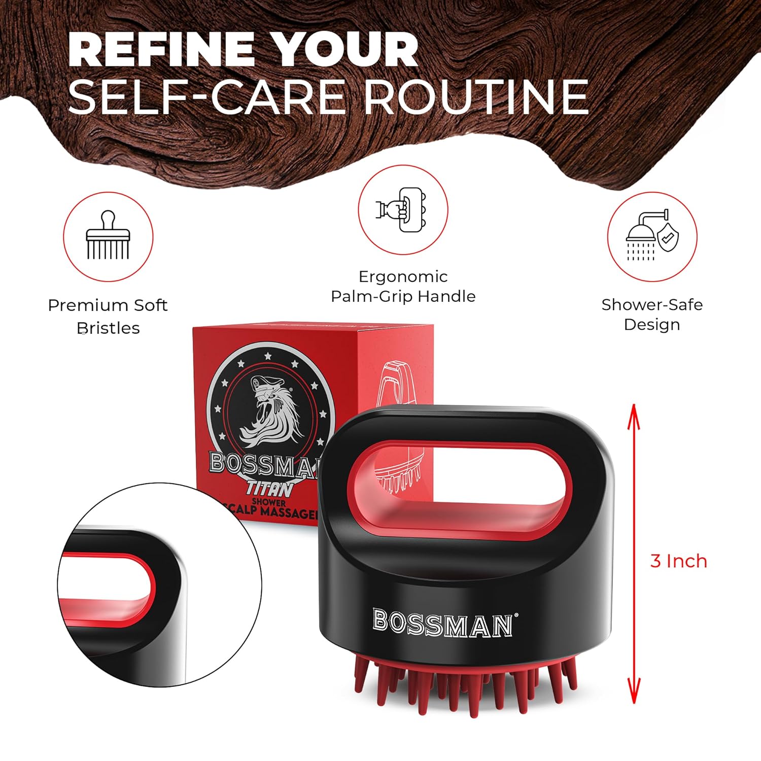 Titan Shower Scalp Massager.
