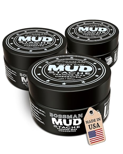 Bossman Mustache Wax | MUDstache® Training Wax