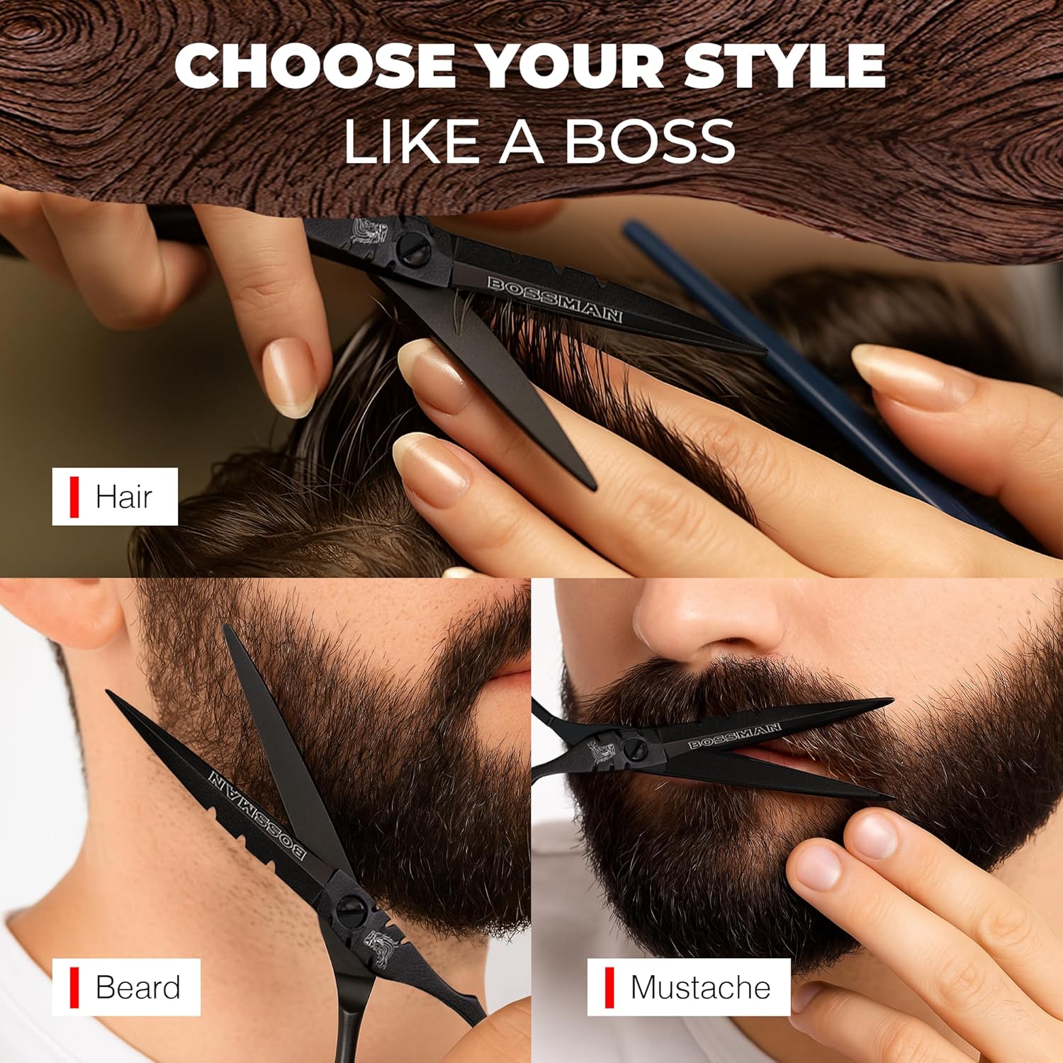 Bossman Professional Barber Scissors | Hairdressing Scissors / Hair Cutting Scissors for Barbers and Hairdressers