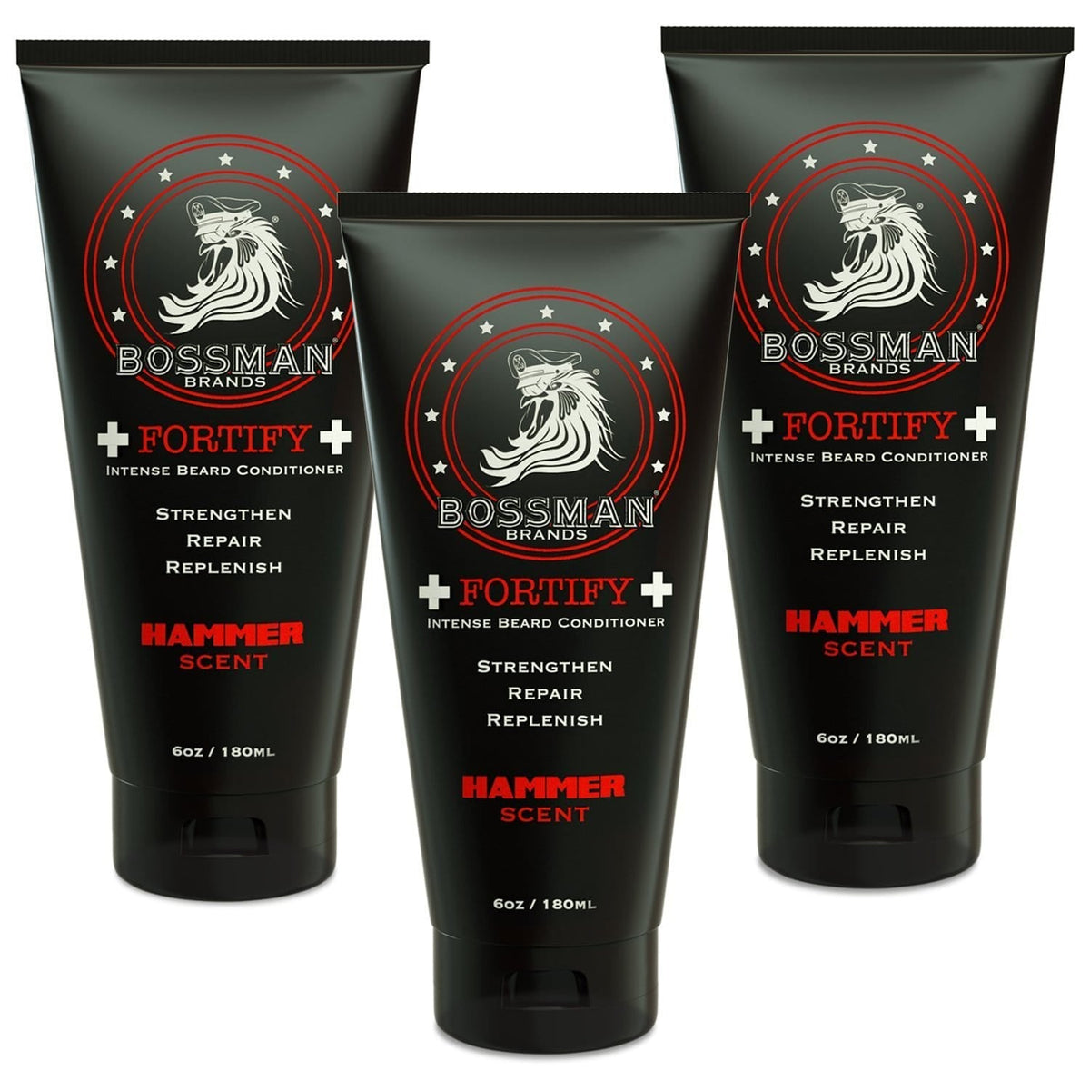 Fortify Intense Beard Conditioner | Facial Hair & Beard Conditioners Bossman Brands#Scent_Hammer