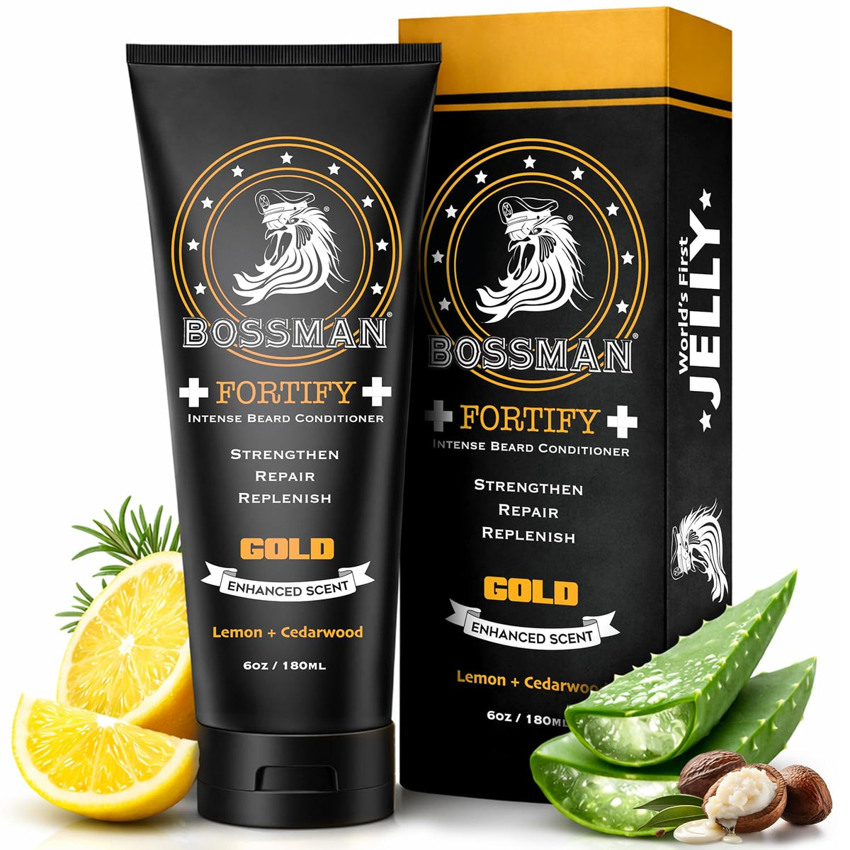 Fortify Intense Beard Conditioner, Gold, bare-product#Scent_Gold