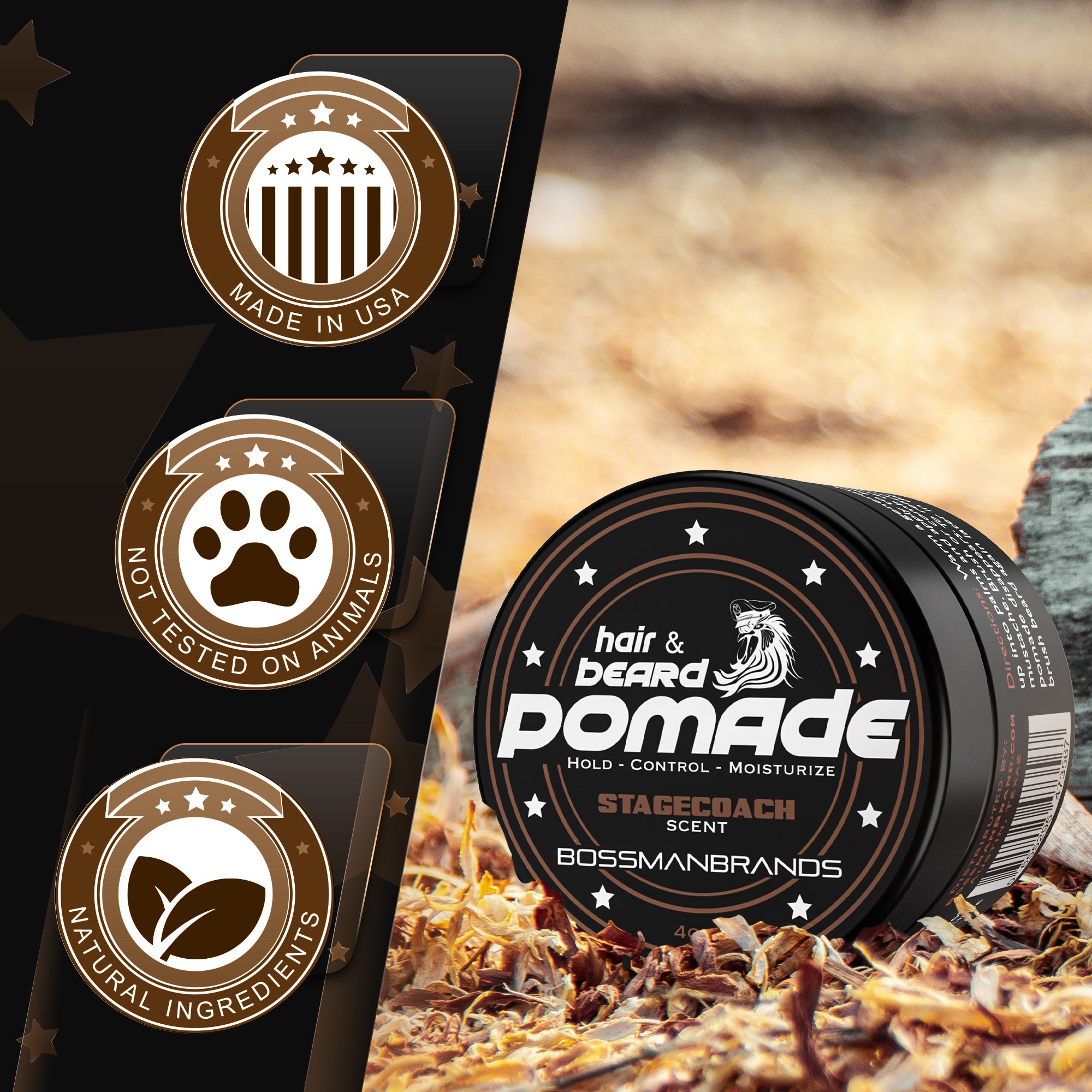 Hair & Beard Hammer Pomade [Clearance - Final Sale]
