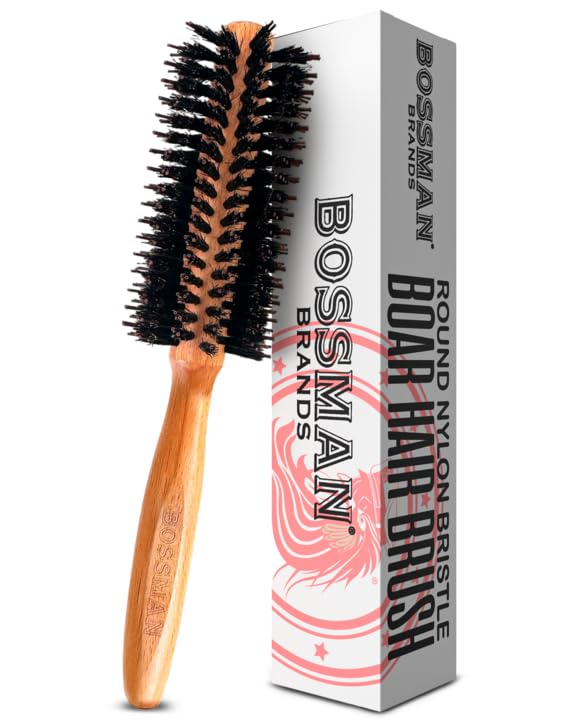 Round Boar & Nylon Bristle Brush