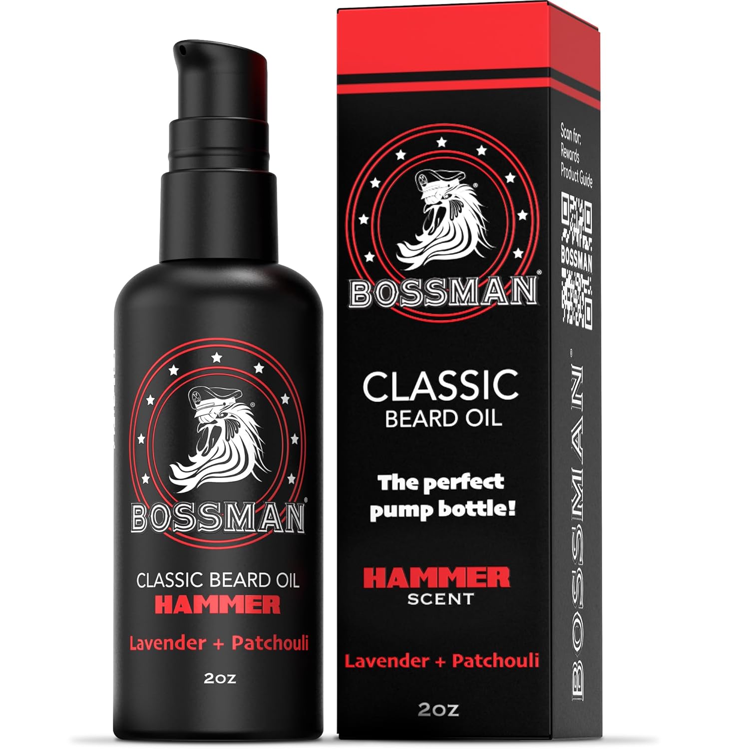 Bossman Thin-Classic Beard Oil 2oz