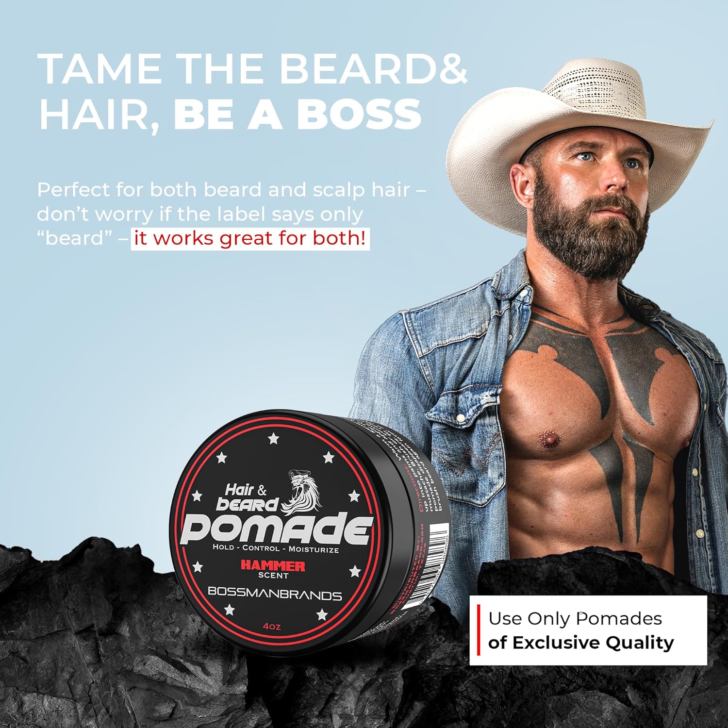 Hair & Beard Hammer Pomade [Clearance - Final Sale]
