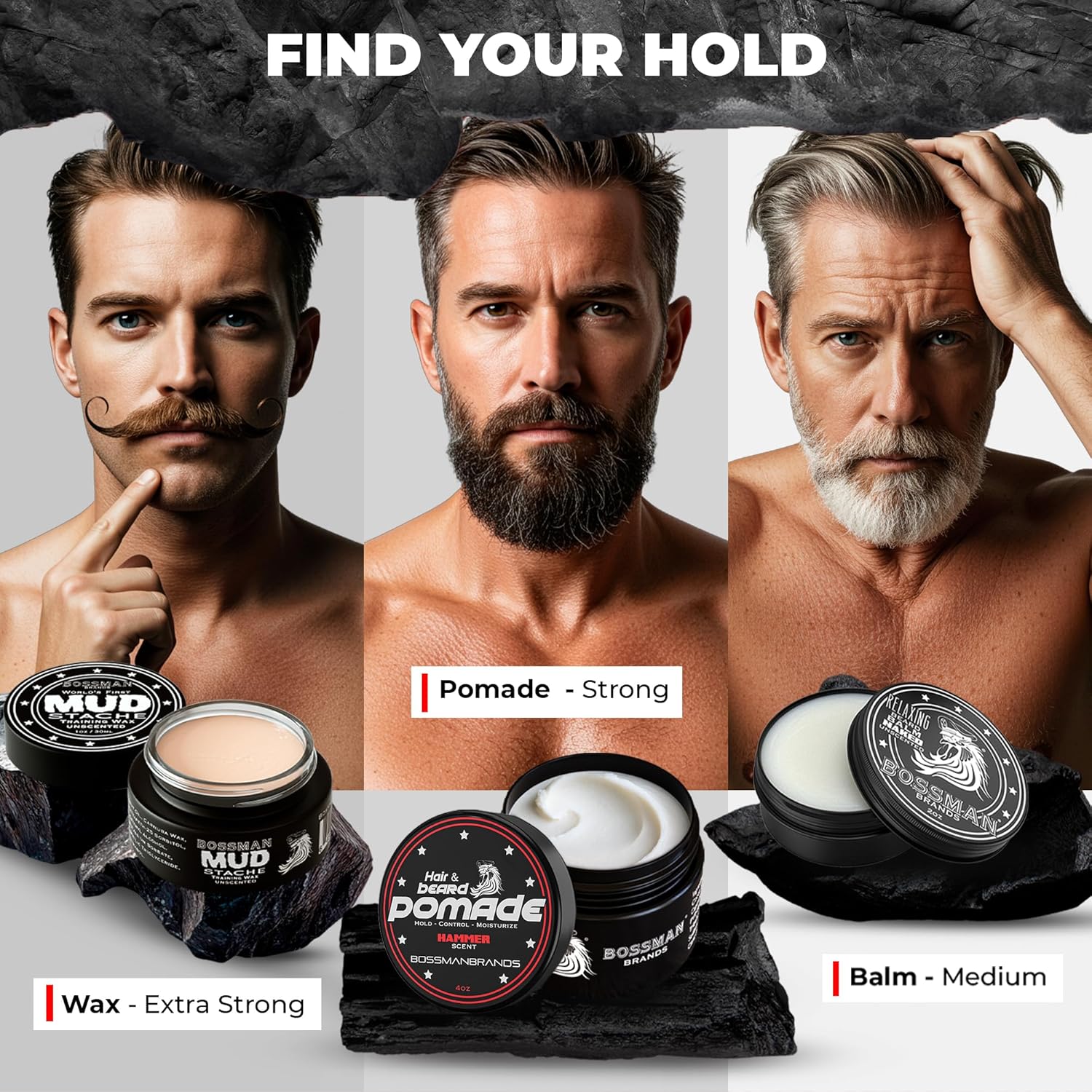 Hair & Beard Hammer Pomade [Clearance - Final Sale]