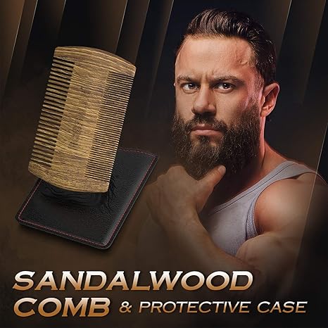 Pocket Size Green Sandalwood Comb