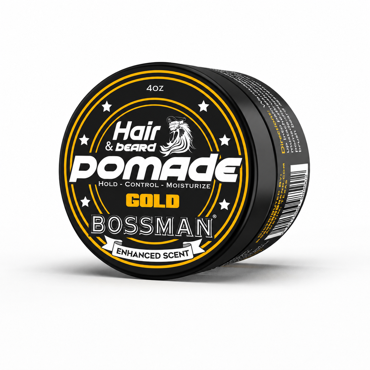 Hair & Beard Pomade, Gold, jar closed#Scent_Gold